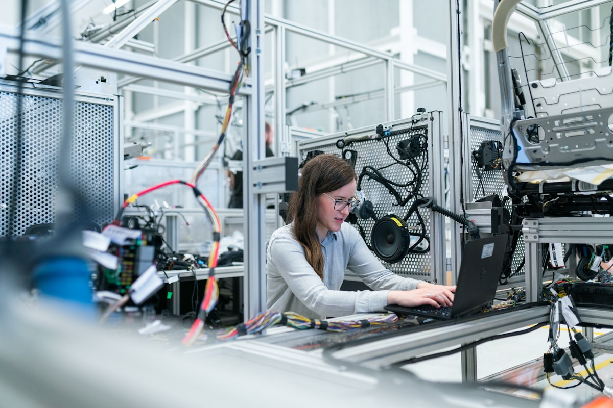 Industrial manufacturing factory